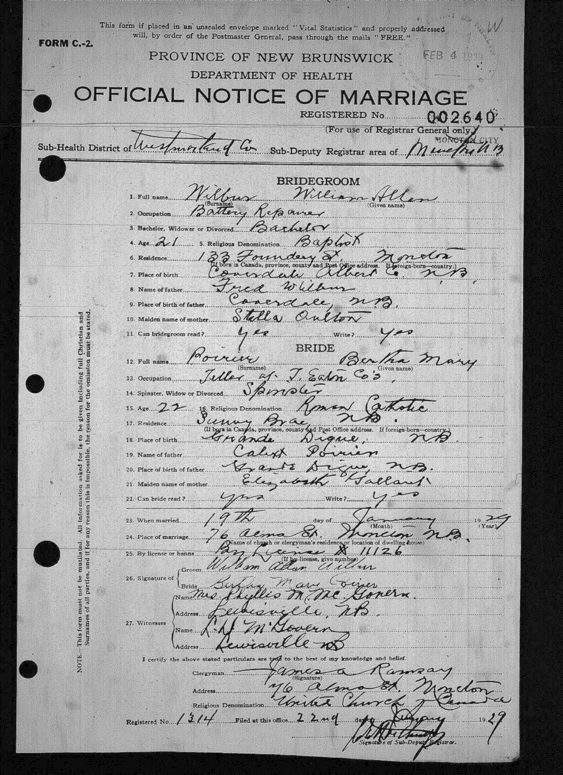Digitized record